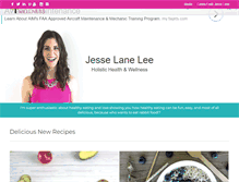 Tablet Screenshot of jesselanewellness.com